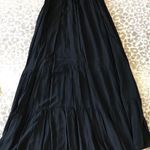 Hard Tail Two Tiered Maxi Skirt Black Size M Photo 8