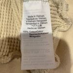 Faded Glory J Crew cream/beige Waffle knit pullover women’s M Photo 4