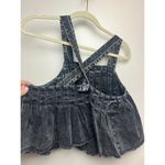Free People  Marina Denim Top in Washed Black NWT Sz. XS Photo 6