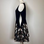 L.A.Soul Sleeveless Fit & Flare Dress Multicolor Cat Pattern Women’s Size Small Blue Photo 5