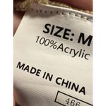 Oversized Crew Neck Sweater Vest Camel Brown Chunky Sleeveless Womens Medium Photo 1