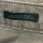 Wild Fable  High Rise Curvy Straight Jeans Distressed Cropped Taupe 14 Photo 3