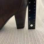 Timberland Boots Womens 8.5 Brown Leather Waterproof Block Heels Zip Up Ankle Photo 12