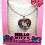 Sanrio NWT Hello Kitty Heart Shaker Necklace Photo 0
