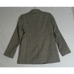 ZARA  Womens‎ Blazer Jacket Medium Brown Plaid Double Breasted Preppy Career Photo 1