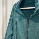 Lululemon Scuba Oversized Funnel-Neck Full Zip Long Plush Teal XL XXL Photo 3