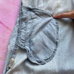 Cloth & Stone Light Wash Denim Sleeveless A-Line V-Neck Shift Dress | Size S Photo 11