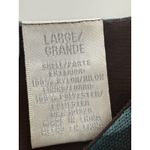 Worthington Y2K Babydoll Top Large Green Floral Forest Fairy Boho Peasant Fall Photo 11