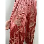 Anthropologie  ROSIE Pink EMBROIDERED VELVET JOGGERS Extra Small Photo 2