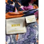 Anthropologie Maeve by  Pink Orange Purple Catie Ruffle-Sleeved Tee Size Medium Photo 3