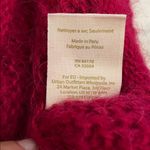 Free People All Mine Raspberry Red Oversized Alpaca Blend Sweater Womens Size XS Photo 8