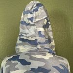 PINK - Victoria's Secret Victoria’s Secret Pink Blue Camo Hoodie, size Medium, NWT Photo 4