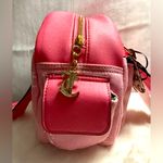 Juicy Couture NEW Glitter Pink White Bowler Bag Photo 2