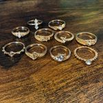 10pc Gold Ring Set Photo 2