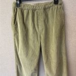 ZARA  Women Size 2 Sage Green Corduroy Pockets Casual Trouser Pants‎ Photo 1