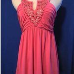 Boston Proper  pink tank top with studs size small Photo 2