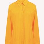 Jacquemus Passio crepe Orange button up shirt size 6 Photo 2