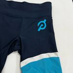 Peloton  Push Your Boundaries Color-block Bike Shorts Size Small Navy Blue Photo 3