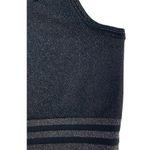 Good American Seamless Lurex Racerback Metallic Silver Crop Sports Bra 2-3 NWOT Photo 2