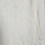 Free People  Macrame Peplum Sleeveless Medium Ivory Cream Textured Cutout Tank Photo 6