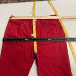 Bandolino ‎ Samantha Jeans Size 10  Red Photo 7