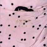 Kate Spade  Pink and Black Polka Dot Pajama Top Photo 4
