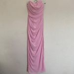 House Of CB  Adrienne Pink Quartz Strapless Gown  Size S A-C cup NWOT Photo 4