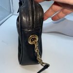 Bally Vintage Made in Italy Leather and Suede Crossbody Bag Black Photo 4