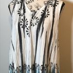 🩵NWT🩵 SWIMSUIT COVERUP 🌴 BOHEMIAN 🌴 LIGHTWEIGHT & SOFT ONE SZ FITS MOST Blue Photo 3