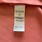 Baobab Marea Satin Mini Cover Up Wrap Dress One Shoulder Blossom Peach Small Orange Photo 7