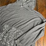 Blumin Paisley Accent Lightweight Gray Hoodie L Size L Photo 0