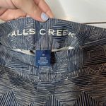 Falls Creek  Navy Ikat Shorts Size 18 Photo 2