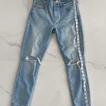 Abercrombie & Fitch A&F Signature Stretch Denim Mid Rise Super Skinny Ankle Jean Sz 27/4S Photo 8