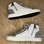 Vintage Havana  Shimmer High Top Sneakers Zip Up Silver Glitter Women’s Size 7.5 Photo 6
