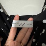Petal and Pup  Francesca Midi Dress Size M Black Polka Dot Photo 4