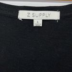 Z Supply Demi Slub Romper Womens Sleeveless Scoop Neck Black Large NWOT Photo 6
