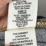 Free People Torn Up Denim Overall Jumper Mini Dress Women Sz 4 Boho Fray Hem Photo 9