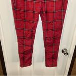 Arizona Jeans Arizona Jean Co Red Plaid Skinny Leg Jeans size 13 Photo 6
