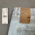 PacSun NWT  90s Boyfriend Jeans 28 High Rise Relaxed Leg Light Distressed Denim Photo 2