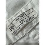 Free People  Zip Ankle Straight Leg Jeans Stretch Size 31 Photo 8