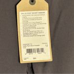 prAna  Halle Stretch Roll Up Hiking Gray Pants Short Inseam 30" Women's Sz 12 NWT Photo 2