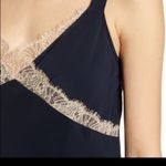 Anthropologie Bailey 44 Brianna Navy Lace Trim Satin Camisole Size Small Photo 1