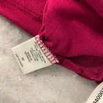 New York & Co Size M Magenta Lace Short Sleeve Stretch Zip Back Top Pink Size M Photo 12