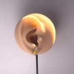 Star Stud Earrings for Men Women Streetwear Unisex Style Silver Photo 5