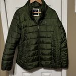 U.S. Polo Assn. Dark Green Puffer Jacket Size 1X Photo 0