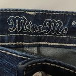 Miss Me Chloe Dark Indigo Boot Cut Jeans Wo size 29 bold stitching silver accent Photo 5