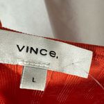 Vince Wide Rib Square Neck Tank Top Size Large Burnt Orchid Photo 2