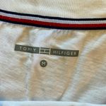 Tommy Hilfiger Y2K Style Colorblock Cropped White T-Shirt Top Womens Medium Photo 6