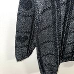 None VTG Metallic Heart Sweater Photo 7