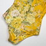Zimmermann NWOT  Amelie Bow Swimsuit One Shoulder Amber Floral Size 2 Photo 9